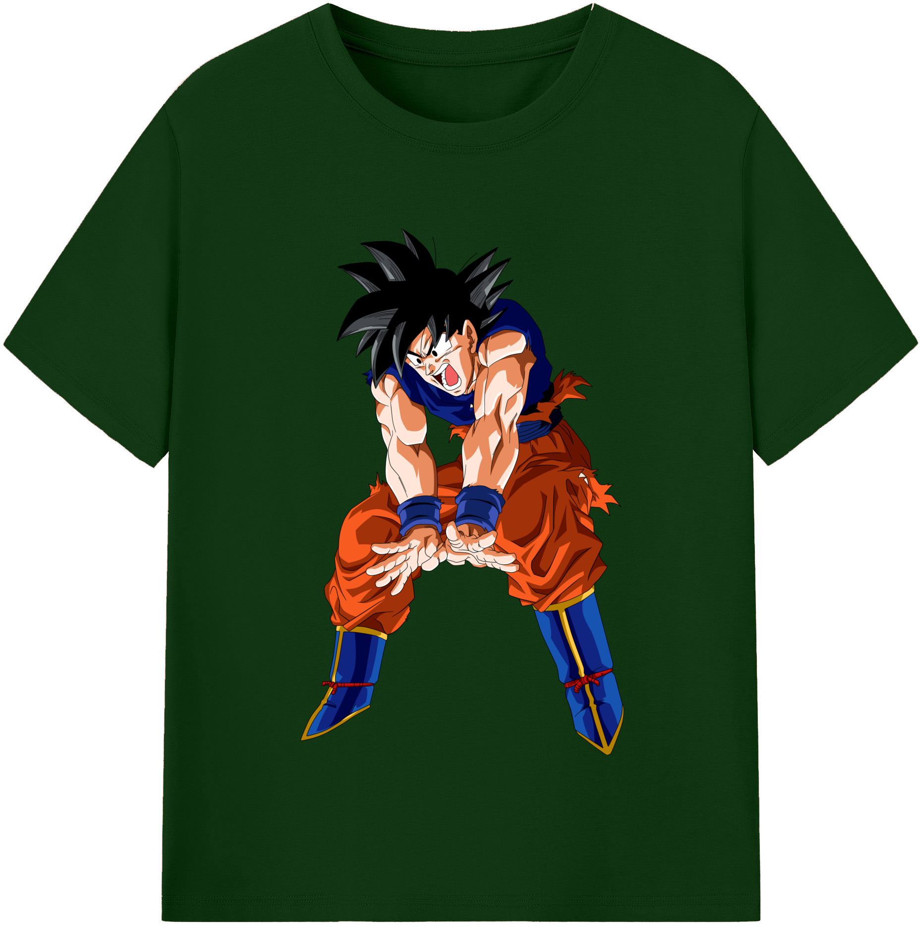 （画像用） ドラゴンボール 孫悟空（そん ごくう）Son Goku カカロット DRAGON BALL Kakarotto 綿100％半袖Tシャツ（フロントプリント）